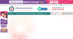 Desktop Screenshot of phongkhamnamkhoa.com