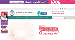 Desktop Screenshot of phongkhamnamkhoa.org